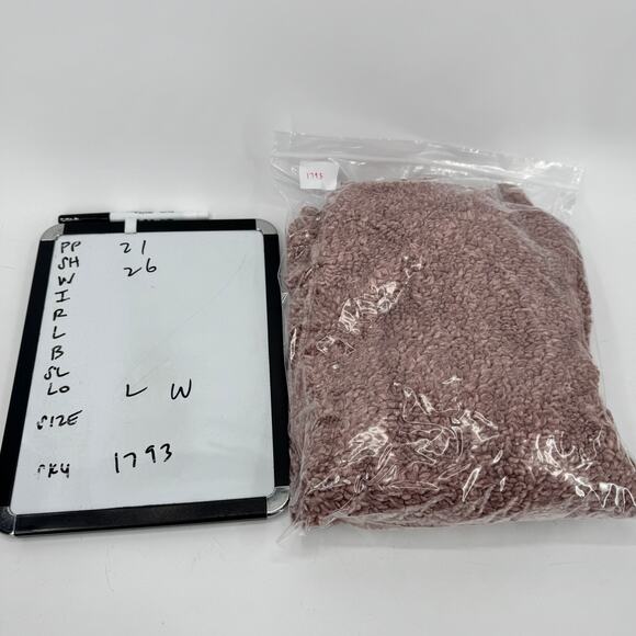 Mountain Khakis Jacket Womens Large Pink Sherpa Fleece Apres Pullover 1/2 Zip - Picture 8 of 8